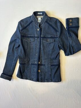 Jones New York Sport Dark Blue Denim Jacket